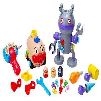 Anpanman Kumita DIY Nose Punch! Screw Anpanman Got and Screw Screw Dandan DX