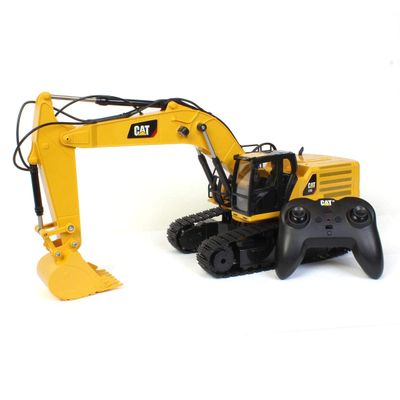 Diecast Masters RC Truck CAT 336 Excavator | Fully Functional Radio Control 1:24 Scale Model Remote Truck, Caterpillar Trucks Yellow 25001