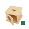 Adena Montessori Imbucare Box w/Rectangular Prism Sliding Top Box Montessori Montessori Toys for Toddlers view 1
