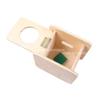Adena Montessori Imbucare Box w/Rectangular Prism Sliding Top Box Montessori Montessori Toys for Toddlers view 4