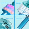 Amazmic Kids Karaoke Microphone Machine Toys for Girls Bluetooth Microphone with LED Light, Christmas Birthday Gift for Girls Boys 3 4 5 6 7 8 9 10 11 12 Year Old Kids Toys(Blue) view 4