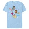 Men's Bratz Cozy Slumber Party T-Shirt - Light Blue - 3X Large view 1
