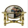 Unique Art 10-Inch Tall Table Top Day and Night Ocean Gemstone World Globe with Gold Stand (DAY N NITE) view 1