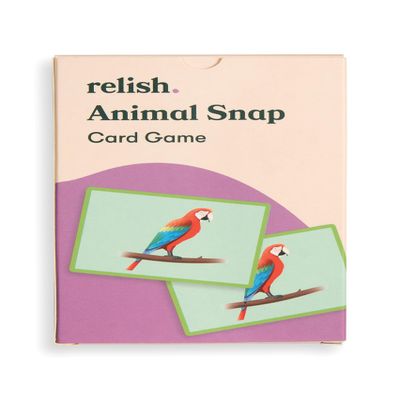 Relish Animal Snap Card Game, Dementia Games for Elderly, Alzheimer's Activities