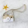 Baby Toy Wooden Mini Camera Toy, Baby Kids Cute Mini Sharpe Toy, Neck Hanging Photographed Props for Baby Toddlers Children Kids' Room Hanging Decor Gift (White) view 4