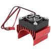 VGEBY Heat Sink Cooler, 36mm Diameter 540/3650/3660/3670 Motor Heatsink with Fan for RC 1/10 Car Motor Heat Sink(Red) Model Car Accessories 540 Motor Cooling Fan view 1