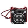 VGEBY Heat Sink Cooler, 36mm Diameter 540/3650/3660/3670 Motor Heatsink with Fan for RC 1/10 Car Motor Heat Sink(Red) Model Car Accessories 540 Motor Cooling Fan view 3