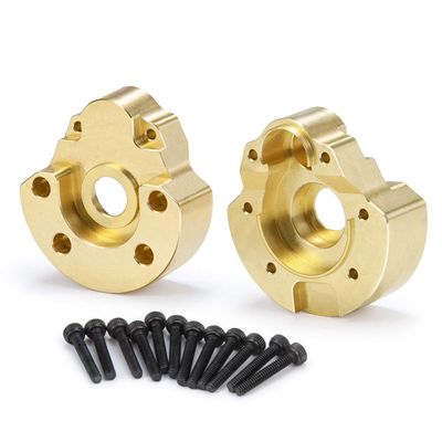 4pcs Heavy Brass Front Rear Wheel Counterweight Cover Brass Knuckle for RC Redcat GEN8