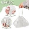 100 Pack Potty Chair Liners with Drawstring,Training Toilet Seat Potty Bags,Disposable Cleaning Bag for Kids Toddler Adults Pet Outdoors(44 x 24 cm) view 4