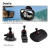 AnHua 1 Pcs 2 in 1 Mini Safety Car Back Seat Baby View Mirror Adjustable Baby Rear Convex Mirror view 4