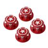 Aluminium 17MM Hex Wheel Nut Center Cap for 1:8 Off-road RC Car Monster Truck Traxxas X-Maxx SUMMIT E-REVO - 4Pc Red view 1