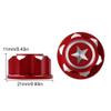 Aluminium 17MM Hex Wheel Nut Center Cap for 1:8 Off-road RC Car Monster Truck Traxxas X-Maxx SUMMIT E-REVO - 4Pc Red view 2