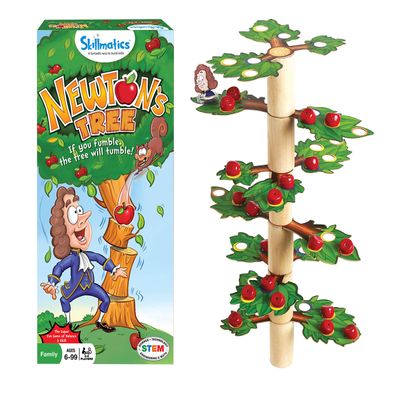 Skillmatics Educational Game - Newton's Tree, Balancing, Stacking, Strategy and Skill-Building Game, Gifts for Ages 6 and Up