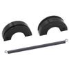 2Pack Vgoohobby Metal Engine Clutch Shoe Spring Upgrade Part Compatible with HSP Redcat Racing Himoto Traxxas 1/10 RC Nitro Racing Car Truck (Black) view 4