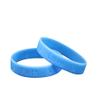 50 Pack Light Blue Silicone Bracelets - Light Blue Colored Rubber Wristbands for Prostate Cancer, Trisomy 18, Cushings, Scleroderma Awareness, Graves Disease, Gift Giving & Fundraising view 1