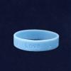 50 Pack Light Blue Silicone Bracelets - Light Blue Colored Rubber Wristbands for Prostate Cancer, Trisomy 18, Cushings, Scleroderma Awareness, Graves Disease, Gift Giving & Fundraising view 3