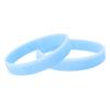 10 Pack Light Blue Silicone Bracelets - Light Blue Colored Rubber Wristbands for Prostate Cancer, Trisomy 18, Cushings, Scleroderma Awareness, Graves Disease, Gift Giving & Fundraising view 1