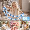 GOGOSO Ball Pit Balls for Toddler, Baby Plastic Playballs Kids Soft Pastel Pelotas Non-Toxic BPA-Free Pearl Blue+Light Blue+White 100 Balls view 3