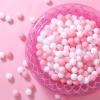 GOGOSO Ball Pit Balls 100 PCS for Toddles, Kids Plastic Balls for Ball Pit, Pool, Pink Party Accessories, Birthday Decoration, Crush Proof and Durable with Storage Bag view 1