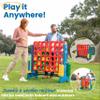 ECR4Kids Jumbo 4-To-Score with Mesh Net and Carry Bag, Giant Game, Assorted view 4