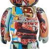 Jean-Michel Basquiat #6 100% + 400% Bearbrick Set view 2