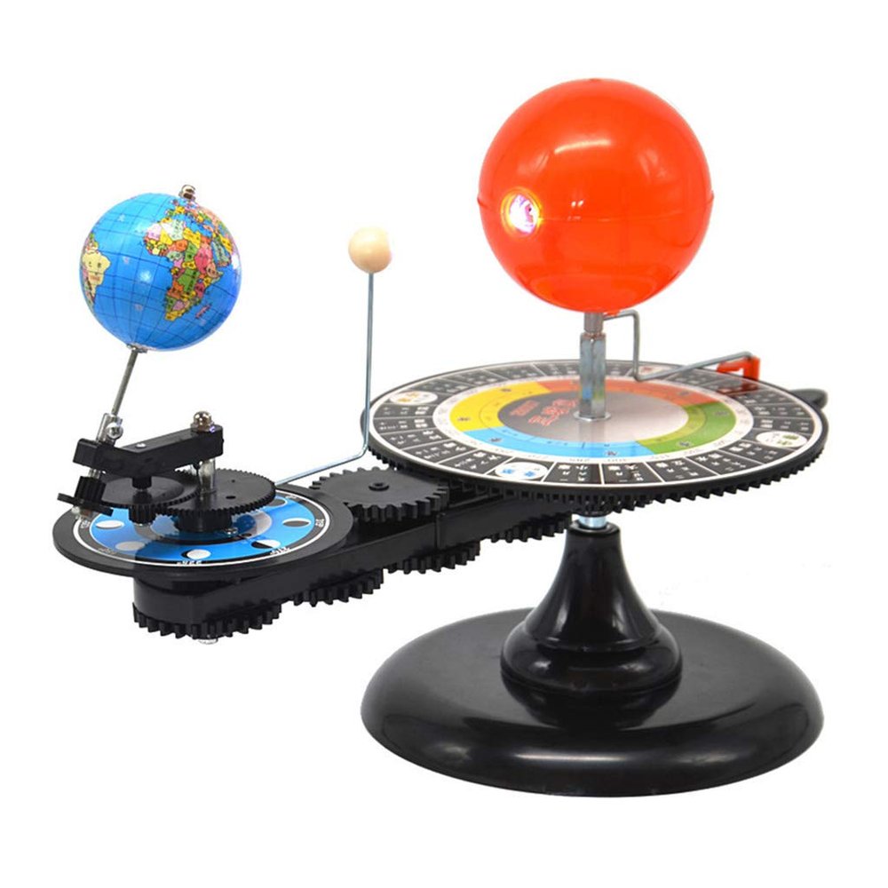 Q-XIAOKEAI,Solar System Sun Earth Moon Orbital Planetarium Model Education Teaching Tool
