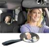 AnHua 17cm Adjustable Car Back Seat Safety View Baby Mirrors Car convex Baby Kids Monitor Mirrors Reverse Safety Seats Mirror view 2