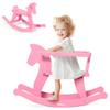 Belleur Rocking Horse for Kids 1-3 Years Old, Wooden Rocking Toy for Toddlers with Removable Fence for Indoor & Outdoor Activities, Baby Horse Riding Toy for Birthday & Visit Gifts view 1