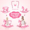 Belleur Rocking Horse for Kids 1-3 Years Old, Wooden Rocking Toy for Toddlers with Removable Fence for Indoor & Outdoor Activities, Baby Horse Riding Toy for Birthday & Visit Gifts view 2