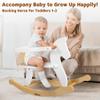 Belleur Rocking Horse for Kids 1-3 Years Old, Wooden Rocking Toy for Toddlers with Removable Fence for Indoor & Outdoor Activities, Baby Horse Riding Toy for Birthday & Visit Gifts view 3