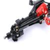 RZXYL 1/10 Aluminum Alloy Complete Portal Axles for Axial SCX10 D90 RC Crawler Car Upgrades (Black) view 4