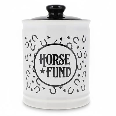 Cottage Creek Jars | Horse Fund Piggy Bank | Ceramic Money Jar Storage Container for Adults & Kids | Gifts for Women & Horse Gifts for Girls, Boys, Men, Cowboys & Cowgirls | Home Decor Savings Bank