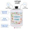 Cottage Creek Jars Beach Fund Piggy Bank - Travel Essentials Money Jar for Women, Mom, Dad - Road Trip, Cruise, Beach Vacation Accessories Savings Bank view 3