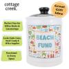 Cottage Creek Jars Beach Fund Piggy Bank - Travel Essentials Money Jar for Women, Mom, Dad - Road Trip, Cruise, Beach Vacation Accessories Savings Bank view 4