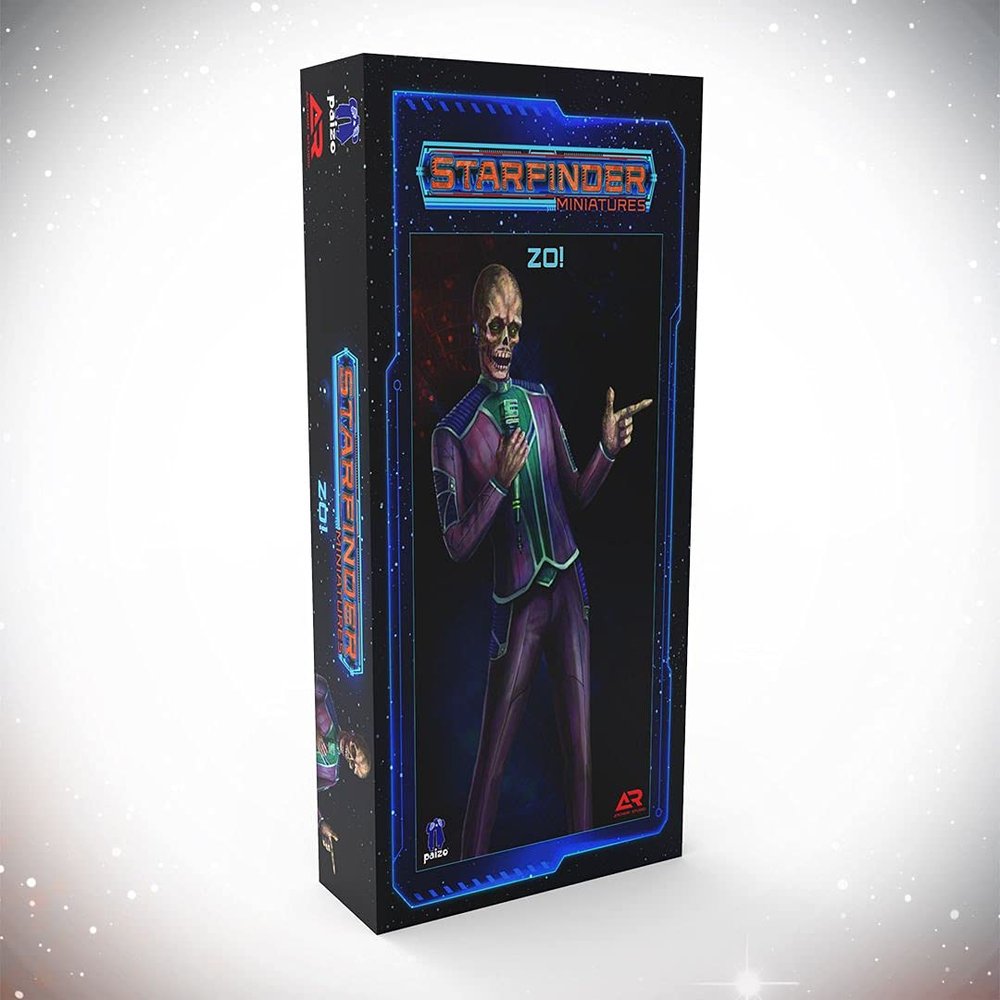 Archon Studio Starfinder Unpainted Miniatures: Zo - 32mm Unpainted Plastic Miniatures by Archan Studio - for Kids & Adults Ages 14+, Gray