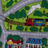 Kids/Baby Room Area Rug City Train Tracks Map Cars Play Mat Extra-Large Nursery Play Rug for Toy Cars and Trucks with Non-Slip Backing and No Chemical Smell,Safe and Fun Baby Mat-Extra Soft view 4