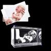 A&B Crystal Collection Newborn Baby - Engraved 3D Photo Gift - Thoughtful Congratulations & Celebration Keepsake (Medium Rectangle (3 x 3.5 x 3 inches)) view 3