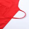 Alvivi Kids Chef Kitchen Costume Apron Hat Outfit Adjustable Bib Artist Apron for Cooking Baking Painting Crafting Red 2-4 view 4