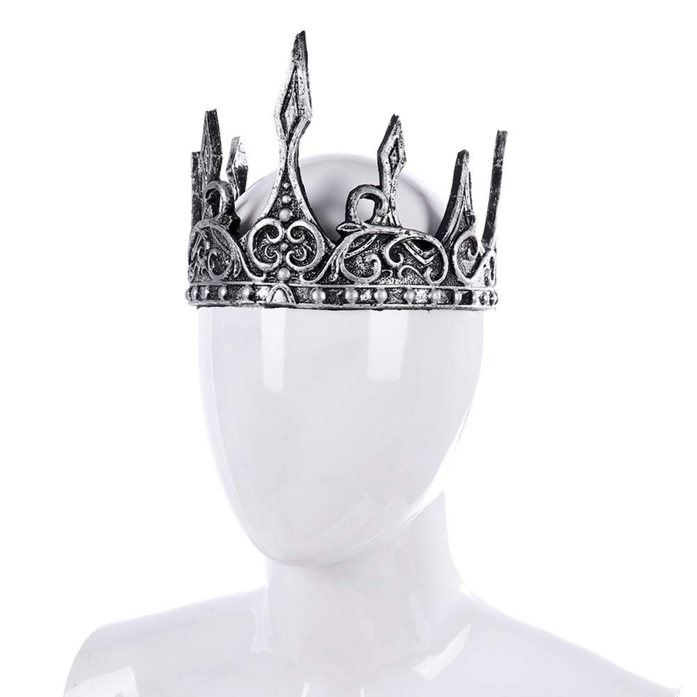 BOLLAER Medieval Crown, Cos Play, Birthday Party, Halloween PU Foam 3D Soft Medieval King Dress up Crown