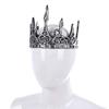 BOLLAER Medieval Crown, Cos Play, Birthday Party, Halloween PU Foam 3D Soft Medieval King Dress up Crown view 1