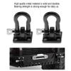 Dilwe RC Trailer Buckle, 4 Pcs RC Shackle Lock Catch Accessory, RC Crawler Trailer Tow Hook Hooks Buckle Winch Shackles RC Car Accessory Compatible with Axial SCX10 CC01 RC Car Parts(Black) view 3