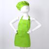 Alvivi Kids Chef Kitchen Costume Apron Hat Outfit Adjustable Bib Artist Apron for Cooking Baking Painting Crafting Green 2-4 view 3