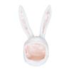 Bestjybt Plush Funny Bunny Rabbit Ears Hood Women Party Hats (White) view 1