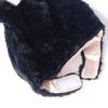 Bestjybt Plush Funny Bunny Rabbit Ears Hood Women Party Hats (Black) view 2