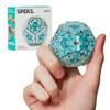 Speks Geode Magnetic Fidget Toy - Sensory Desk Toy for Adults & Teens 14+, Stress Relief Gift, Easter Basket Stuffer, Sphere, Aqua view 1