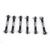 6PCS RC Adjustable Servo Links Tie Rod Set Fit for HSP/ZD Racing/Hpi/LRP/, 1/12 & 1/10 Drift Car Truck (Black) view 3