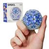 Speks Geode Magnetic Fidget Toy | Sensory Desk Toy for Adults & Teens 14+ | Stress Relief Gift | Sphere, Cobalt view 1