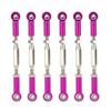 Dilwe RC Tie Rod, 81mm Adjustable Aluminum Servo Links Tie Rod Compatible with 1/10 RC Truck. 6PCS(Purple) view 1