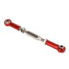 Dilwe RC Tie Rod, 81mm Adjustable Aluminum Servo Links Tie Rod Compatible with 1/10 RC Truck. 6PCS(Red) view 3