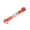 6PCS RC Adjustable Servo Links Tie Rod Set Fit for HSP/ZD Racing/Hpi/LRP/, 1/12 & 1/10 Drift Car Truck (red) view 4